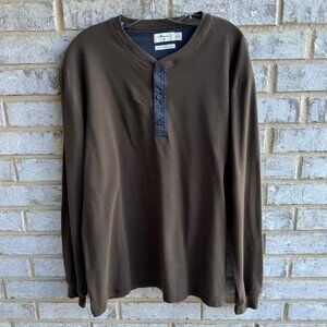 3.1 Phillip Lim Long Sleeve Pullover Henley Tee Shirt Men's Size XL.